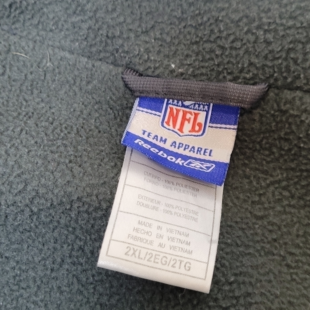 VINTAGE 90s New England Patriots Warm Jacket NFL REEBOK - Picture 5 of 13